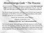 Illinois Energy Code Adoption Process