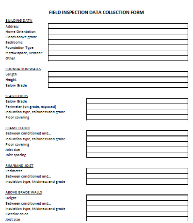 building energy audit checklist