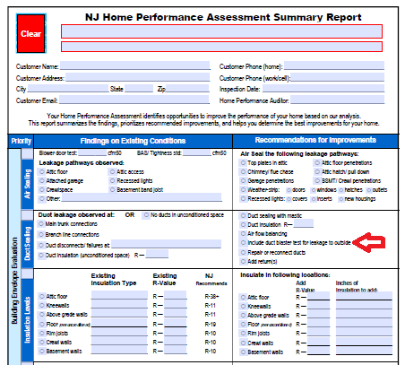 building energy audit checklist