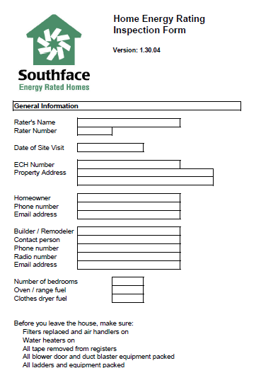 building energy audit checklist