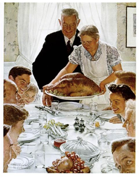 Ahh the good ole days of Norman Rockwell