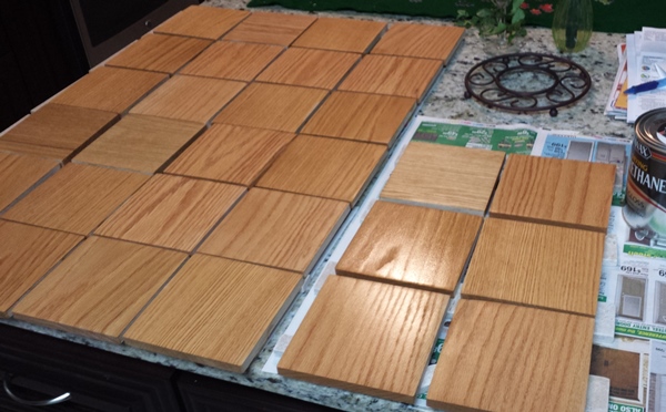 staining scrabble tiles