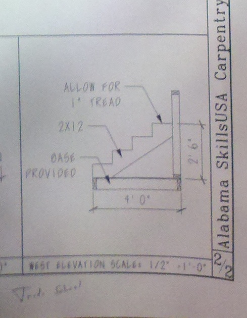 Deck Stair Stringer Calculator for Rise & Run