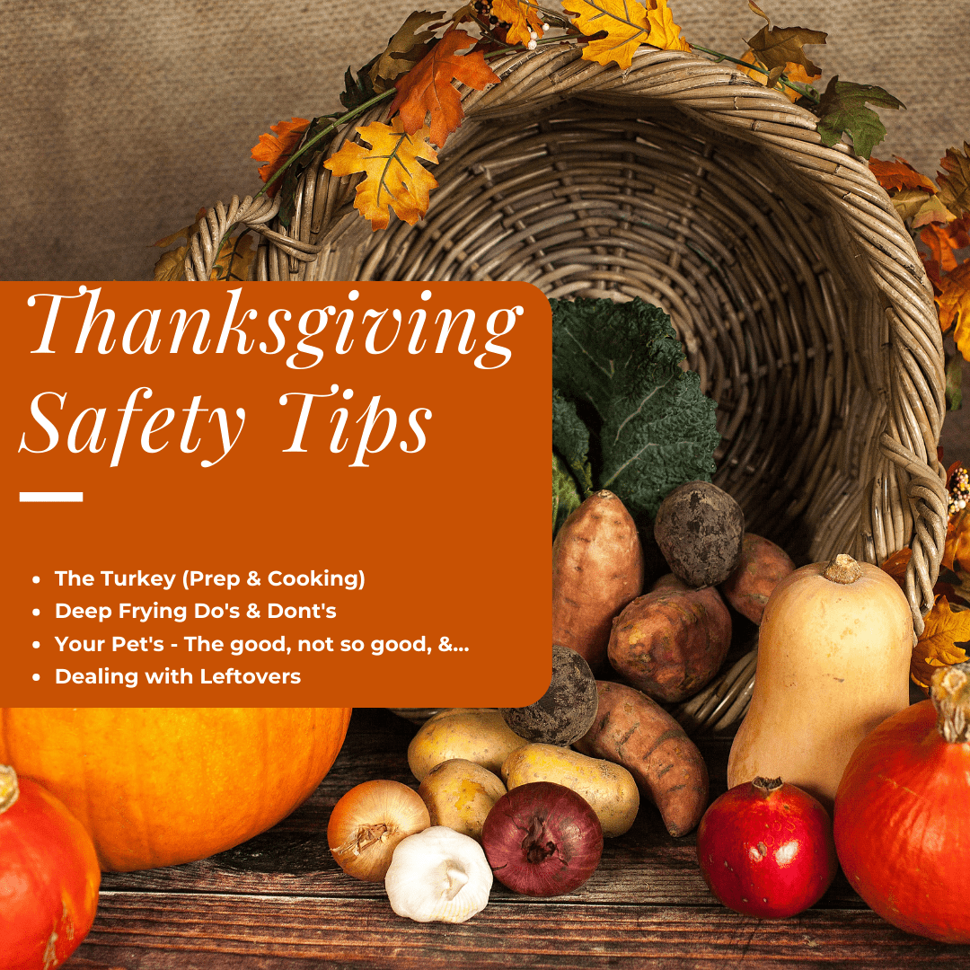 Thanksgiving Day A quick moment for safety & to say thanks