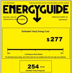 finding age of water heater